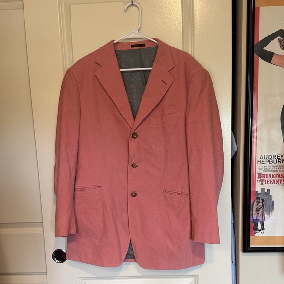 Men's Pink Blazer - Picture 2 of 15